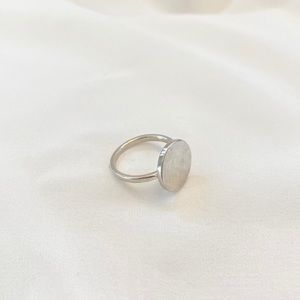 Sterling Silver Flat Coin Ring Jewelry HANDMADE